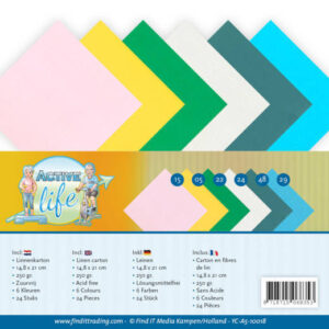 Linnenpakket - A5 - Yvonne Creations - Active Life YC-A5-10018