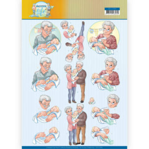 3D Knipvel - Yvonne Creations- Grandparents CD11398
