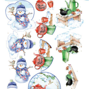 3D Knipvel - Jeanine's Art - Warm Winter CD11225