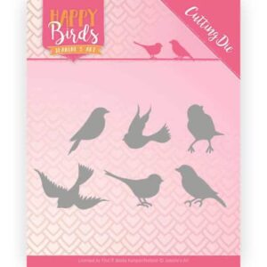 Snijmal \- Jeanine's Art - Happy Birds - Vroljke vogels  JAD10090