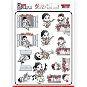 3D Pushout - Yvonne Creations - Petit Pierrot - Serenade SB10431