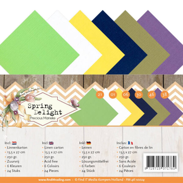 Linnen Carton Package - 4K - Precious Marieke - Spring Delight PM-4K-10024