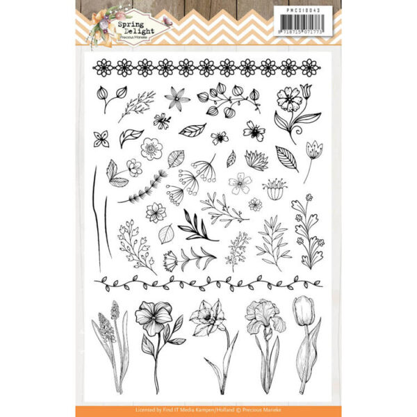 Clear Stamps - Precious Marieke - Spring Delight PMCS10043
