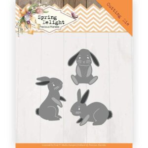 Dies - Precious Marieke - Spring Delight - Spring Bunnies PM10175