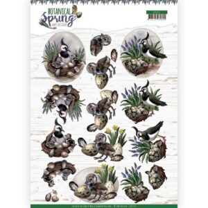 3D cutting sheet - Amy Design - Botanical Spring - Lapwing CD11471 - HJ18101