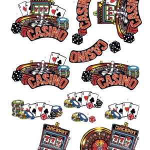 3D Cutting Sheet - Yvon's Art - Casino CD11506