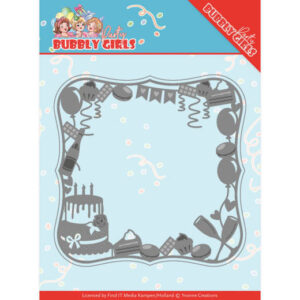 Dies - Yvonne Creations - Bubbly Girls Party - Celebrations Frame YCD10200