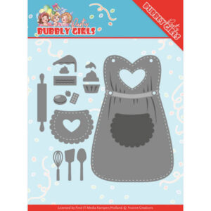 Dies - Yvonne Creations - Bubbly Girls Party Apron YCD10201