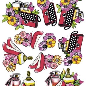 3D cutting sheet - Yvon's Art - Handbag Perfume CD11524