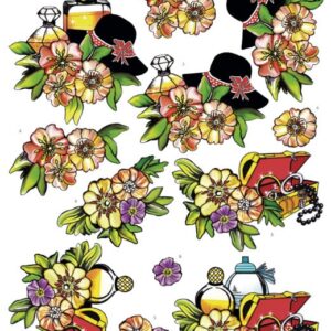 3D cutting sheet - Yvon's Art - Perfume Byoux CD11525