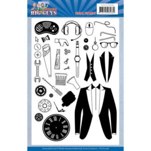 Clear Stamps - Yvonne Creations - Big Guys - Workers YCCS10058