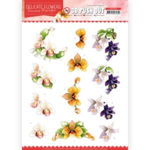 3D Push Out - Precious Marieke - Delicate Flowers - Orchid SB10450