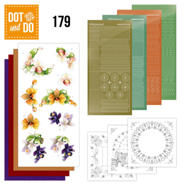 Dot and Do 179 - Precious Marieke - Delicate Flowers - Orchid DODO179
