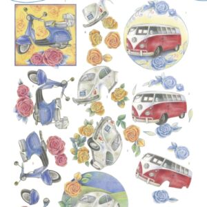 3D Cutting Sheet - Jeanine's Art - Oldtimers CD11257