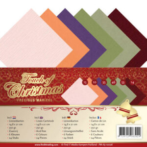 Linen Cardstock Pack - 4K - Precious Marieke - Touch of Christmas PM-4K-10026