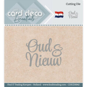 Card Deco Essentials - Cutting Dies - Oud & Nieuw CDECD0042
