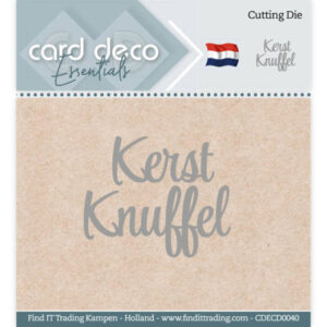 Card Deco Essentials - Cutting Dies - Kerst Knuffel CDECD0040