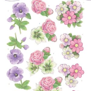 3D cutting sheet - Jeanine's Art - Summer Flowers CD11334