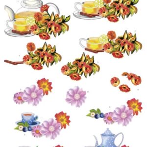 3D Cutting Sheets - Yvon's Art - Teapot CD11548