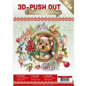 3D Push Out boek 24 - Christmas Feelings 3DPO10024
