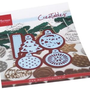 Creatables stencil Merry Christmas baubles	 : LR0682