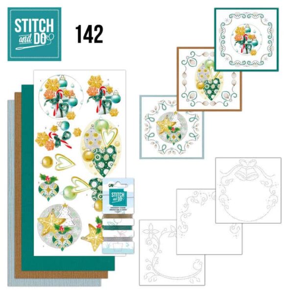 Stitch and Do 142 - Jeanine's Art - Christmas Baubles Stitch & Do