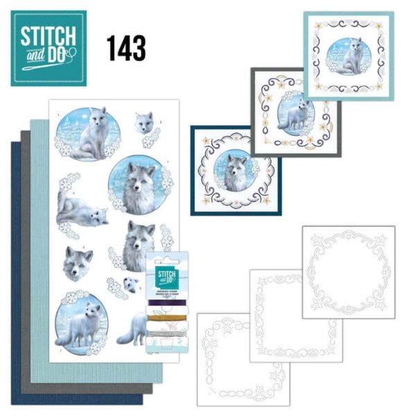 Stitch and Do 143 - Amy Design - Winter Foxes  Stitch & Do