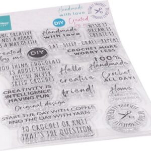 Clear stamp Crafting sentiments	 : CS1072