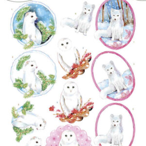 3D Cutting Sheet - Jeanine's Art - Winter Animals CD11423