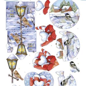 3D Cutting Sheet - Jeanine's Art - Winter Scenes CD11224
