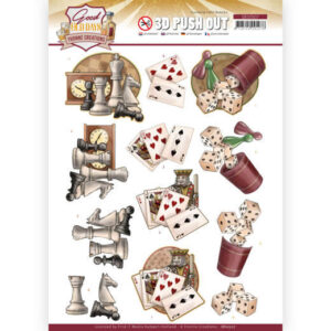 3D Push Out - Yvonne Creations - Good old day's - Games SB10507