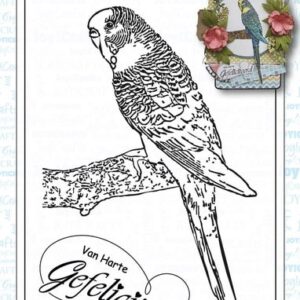Joy! stempel Geertje Grasparkiet	 : 6410/0536