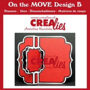 Crealies On The Move Design B Swing along CLMOVE02 13,5x17,5cm
