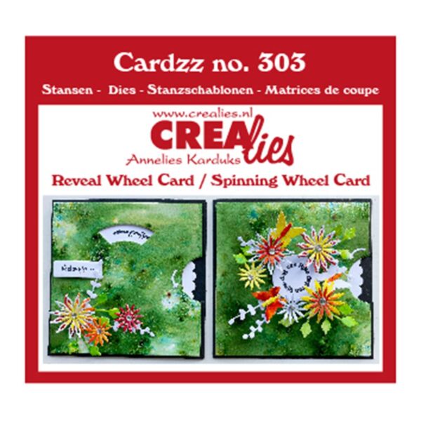 Crealies • Cardzz 2x Draaikaart CLCZ303