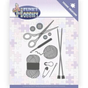 YCD10230 Dies - Yvonne Creations - Funky Hobbies - Knitting YCD10230