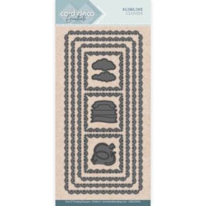 Card Deco Essentials - Slim Line Dies - Slimline Clouds Card Deco Essentials CDECD0056