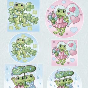Scenery - Yvonne Creations - Happy Frogs  cds10022