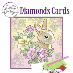 Dotty Designs Diamond Cards - Rabbit DDDC1017