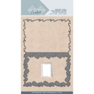 Card Deco Essentials - Cutting Dies - Butterfly Torn Edge Frame A5 CDCD10025