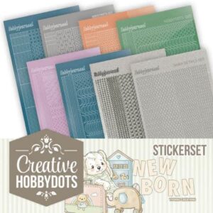 Creative Hobbydots Stickerset 11 - Yvonne Creations - Newborn CHSTS011
