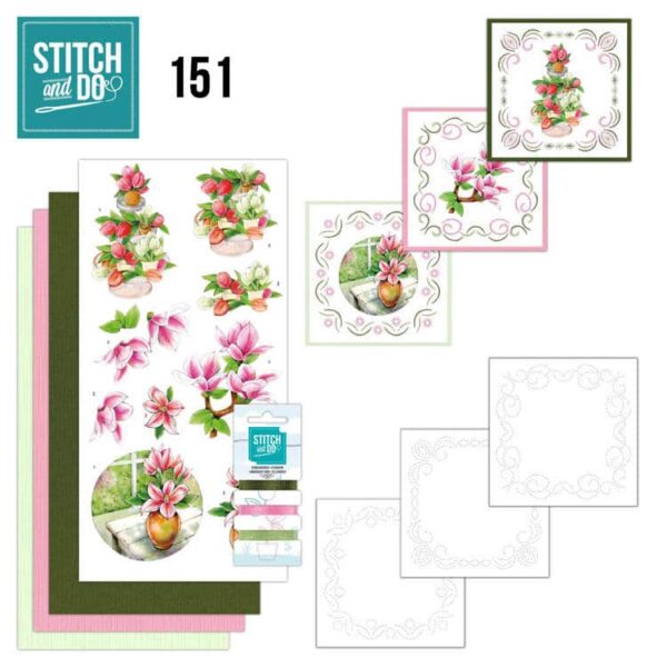 Stitch and Do 151 - Jeanine's Art - Welcome Spring Stitch & Do