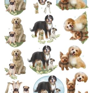 3D Cutting Sheet - Amy Design - Dogs CD11458