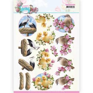 CD11654 3D Cutting Sheet - Amy Design - Enjoy Spring - Birds Findit Trading