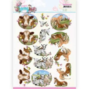 CD11656 3D Cutting Sheet - Amy Design - Enjoy Spring - Farm Animals