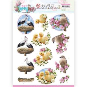 SB10540 3D Push Out - Amy Design - Enjoy Spring - Birds,15