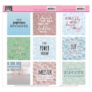 Tekst Designs - Yvonne Creations - Bubbly Girls - Professions YCTD1007