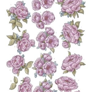3D Cutting Sheet - Yvonne Creations - Pink Rose CD11598