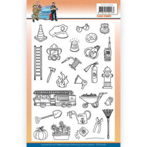 Clear Stamps - Yvonne Creations - Big Guys Professions YCCS10066