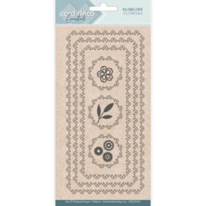 Card Deco Essentials - Slimline Dies - Slimline Flowers CDECD0105