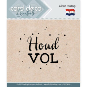 Card Deco Essentials - Clear Stamps - Houd vol Card Deco Essentials CDECS039